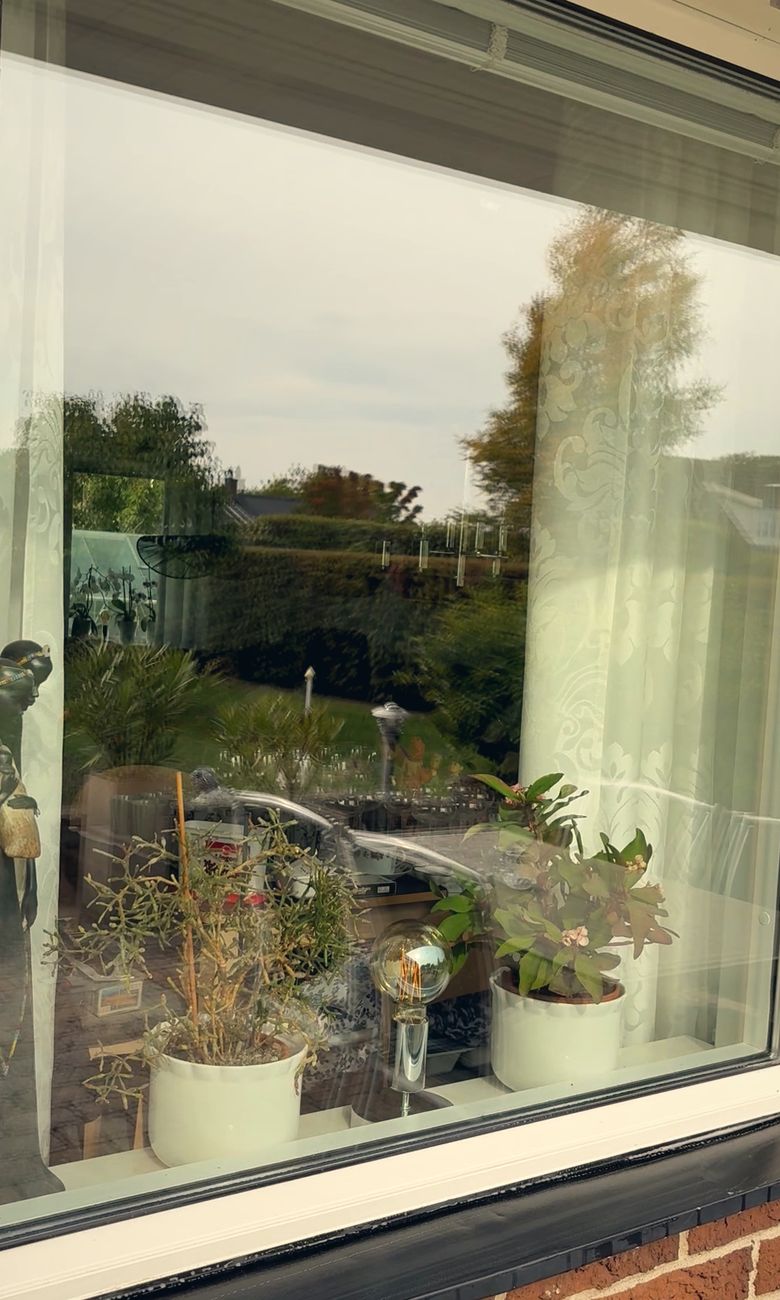 The same window after cleaning