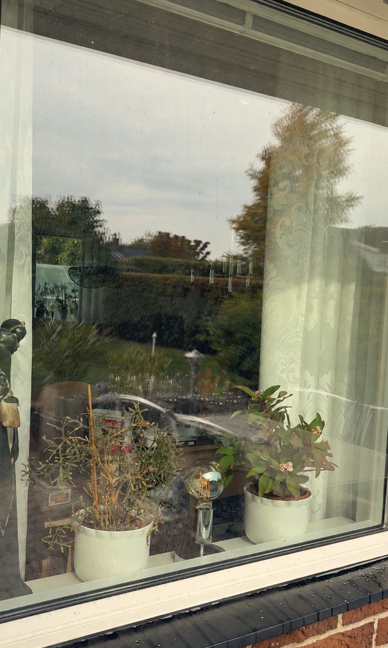 Window before cleaning