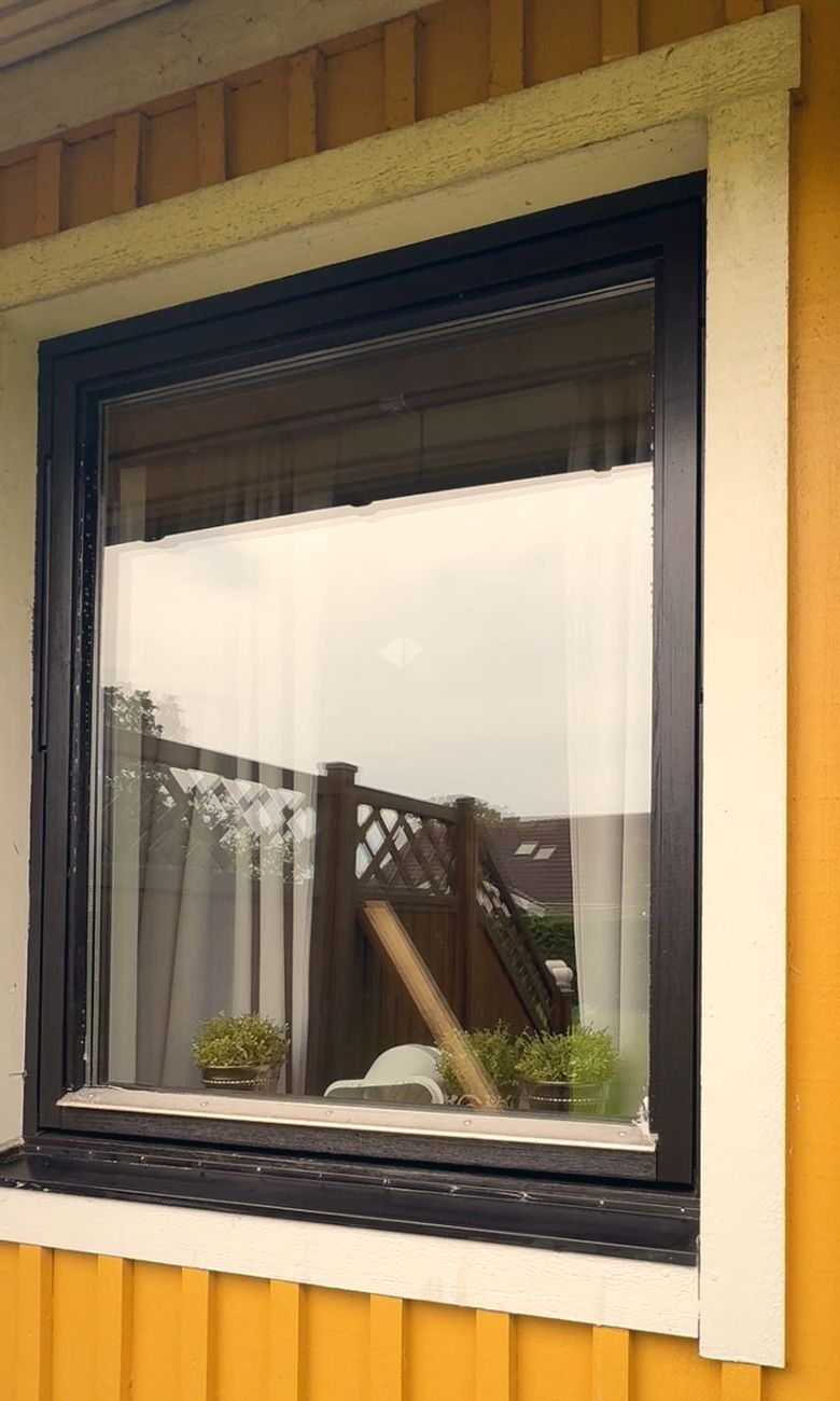 The same window after cleaning