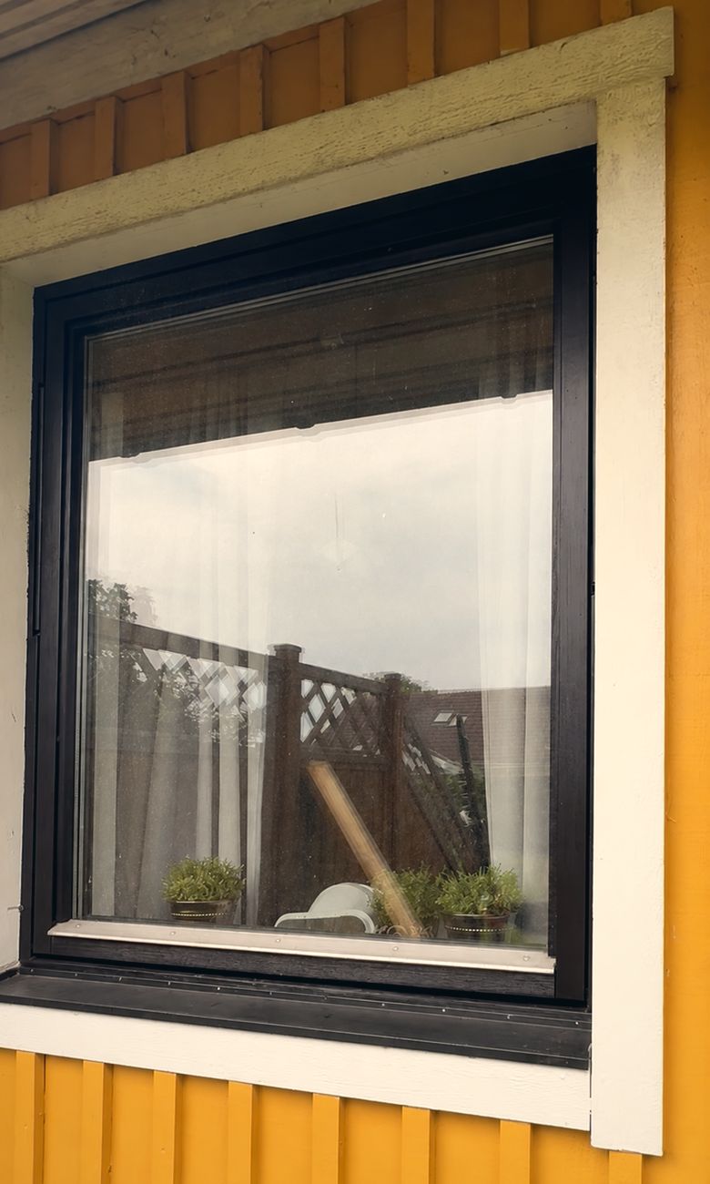 Window before cleaning